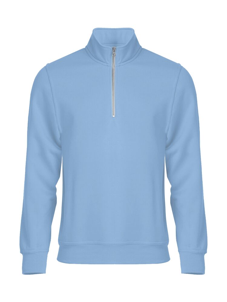 Clique - Basic Half Zip - Bleupâle