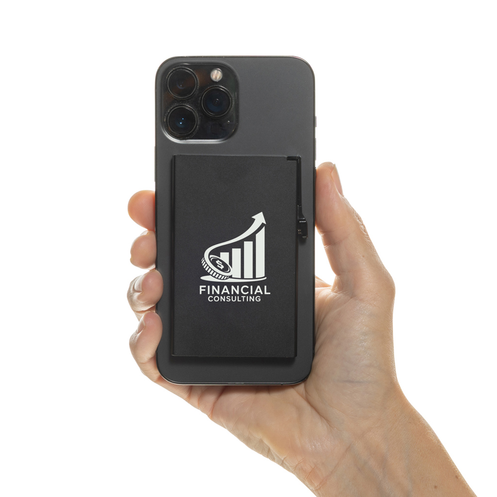 Porte-cartes magnétique pour téléphone en aluminium