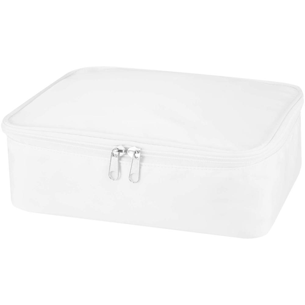 Organisateur de maquillage Muse en RPET certifié GRS - Blanc cassé