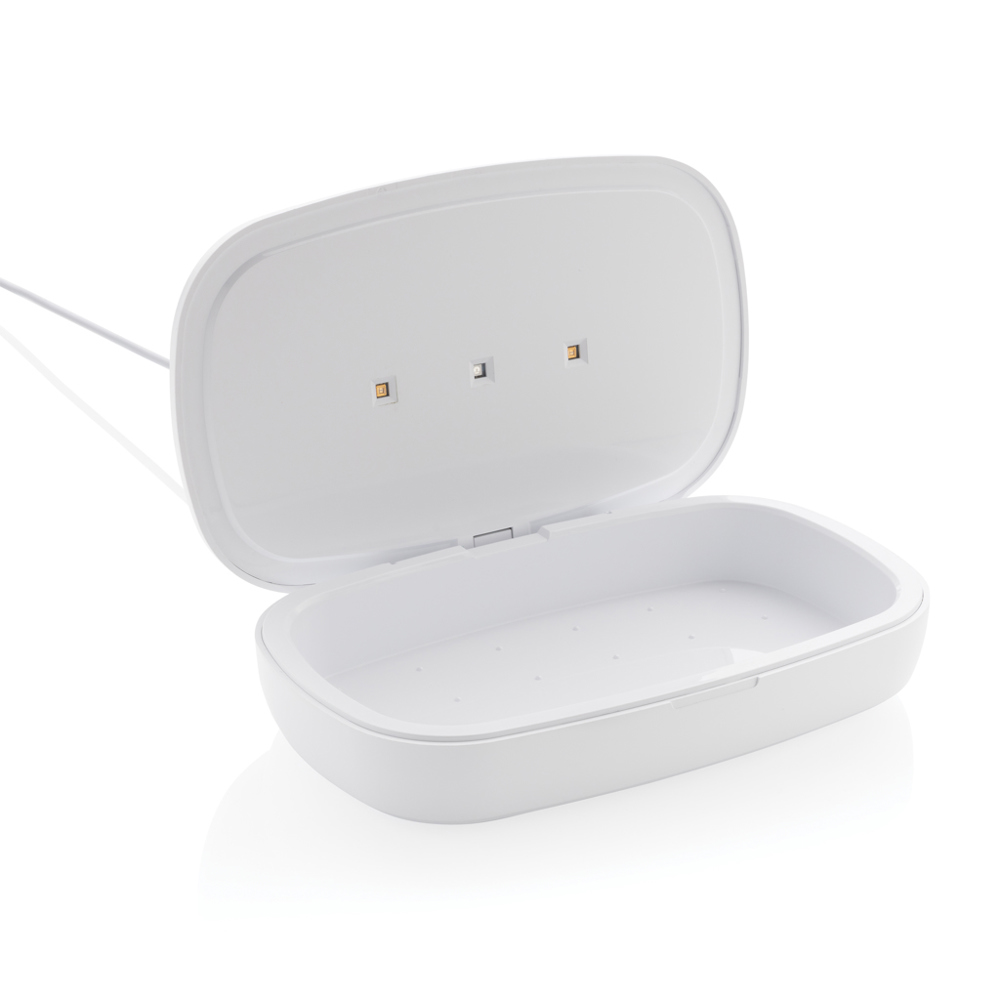 Boîte de stérilisation UV-C avec chargeur sans fil 5W