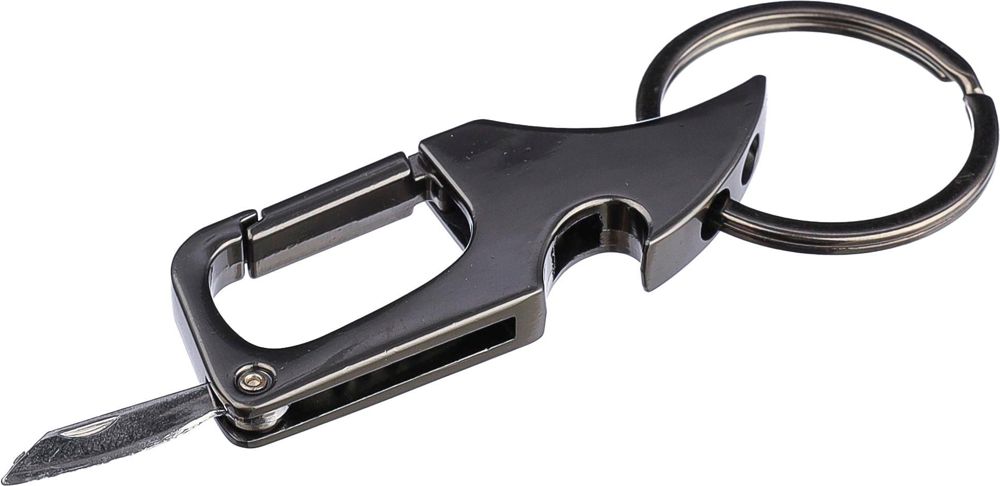 Porte-clés mousqueton en métal Bella