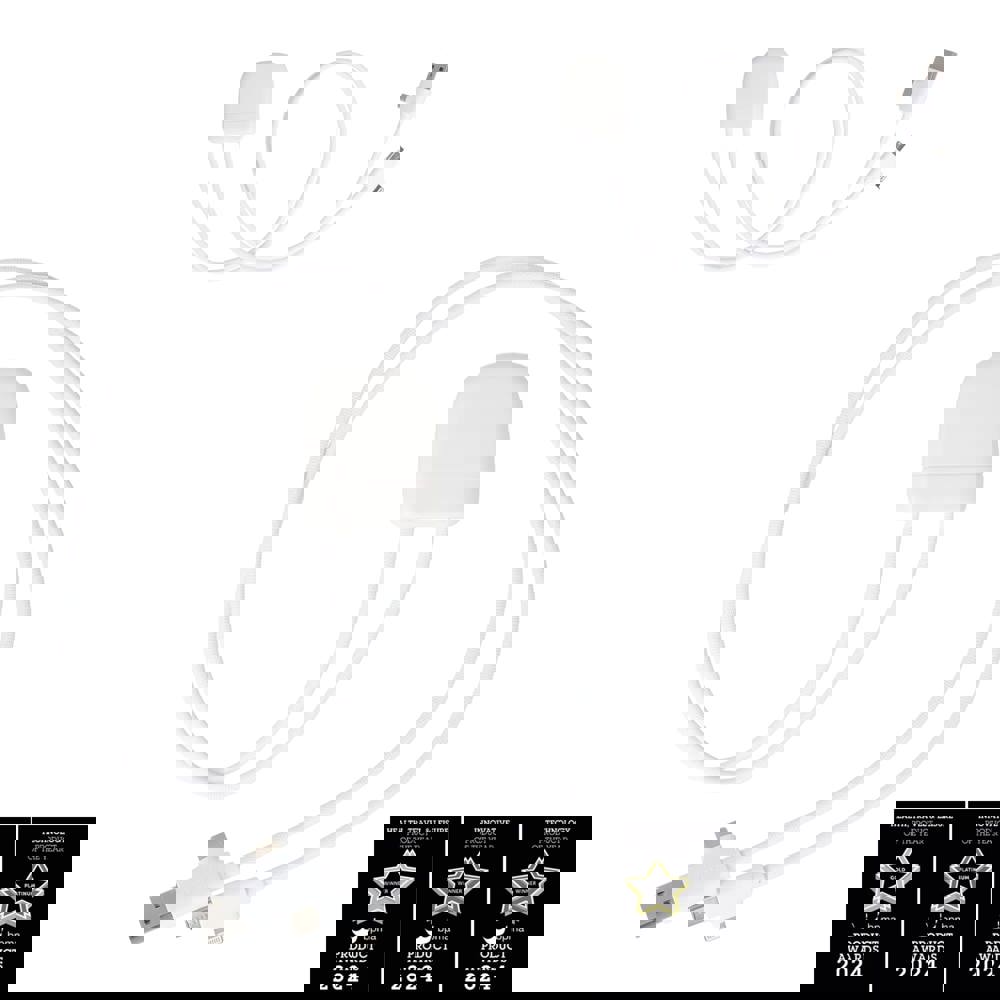 4034 - Xoopar Ice-Tag kabel voorzien van Find My tracker - Wit