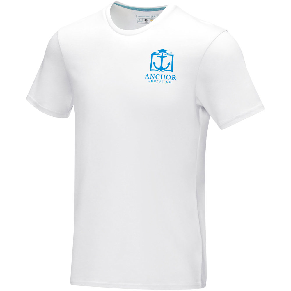 Azurite heren T-shirt met korte mouwen biologisch textiel
