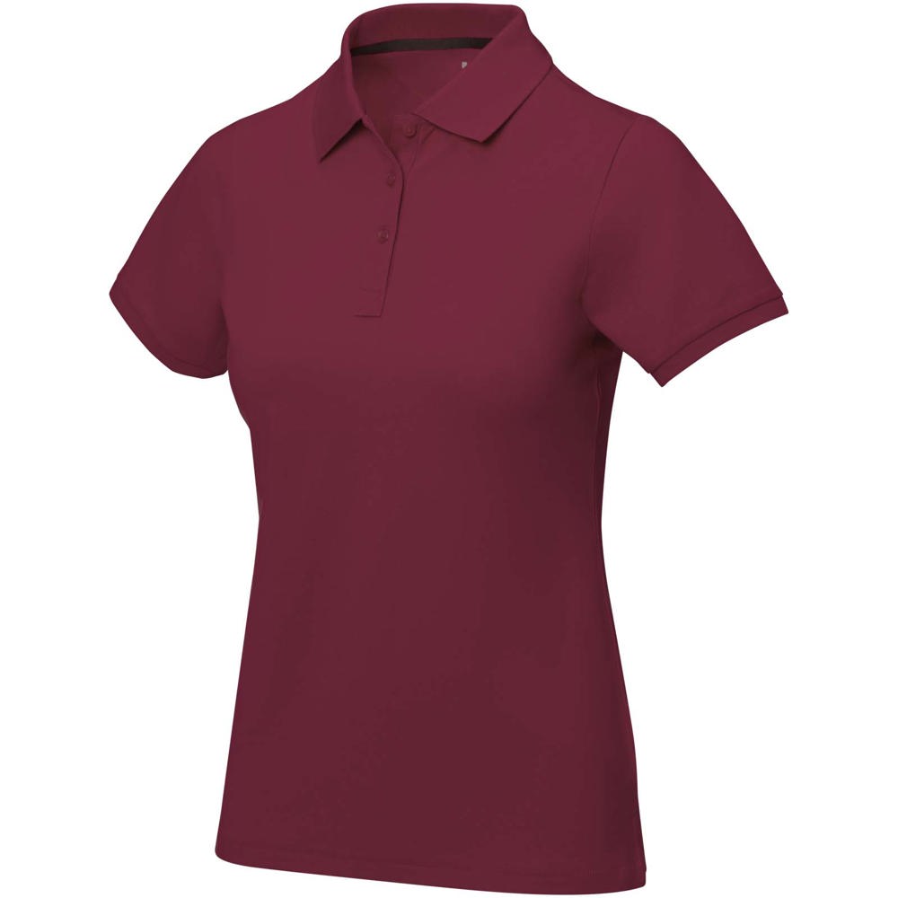 Calgary 200 g/m² damespolo met korte mouwen - Bordeaux rood