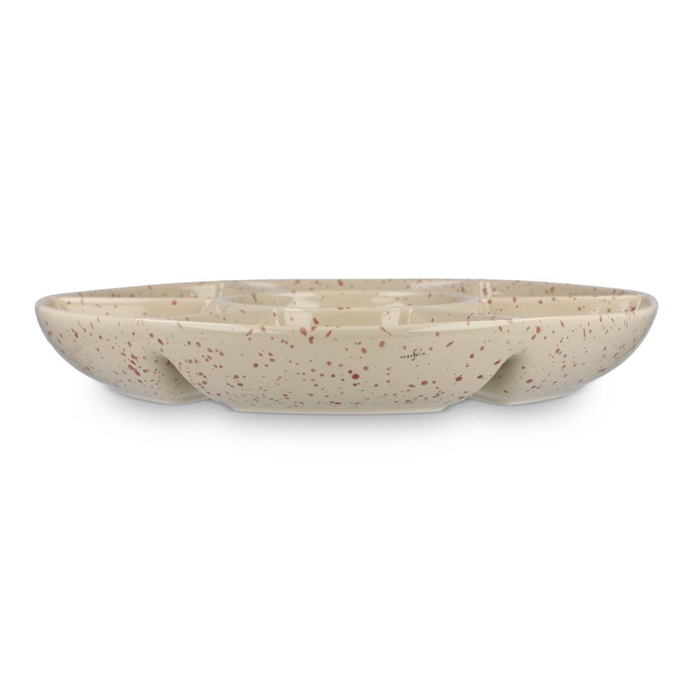 Assiette ronde en céramique Sagaform Ditte 26 cm
