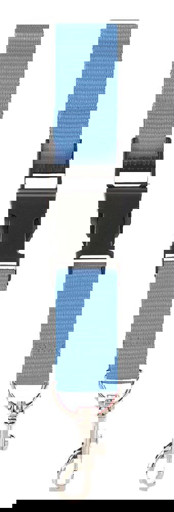 100% rPET neklint 2,5 cm - Lichtblauw (PMS 292c) / Lichtblauw