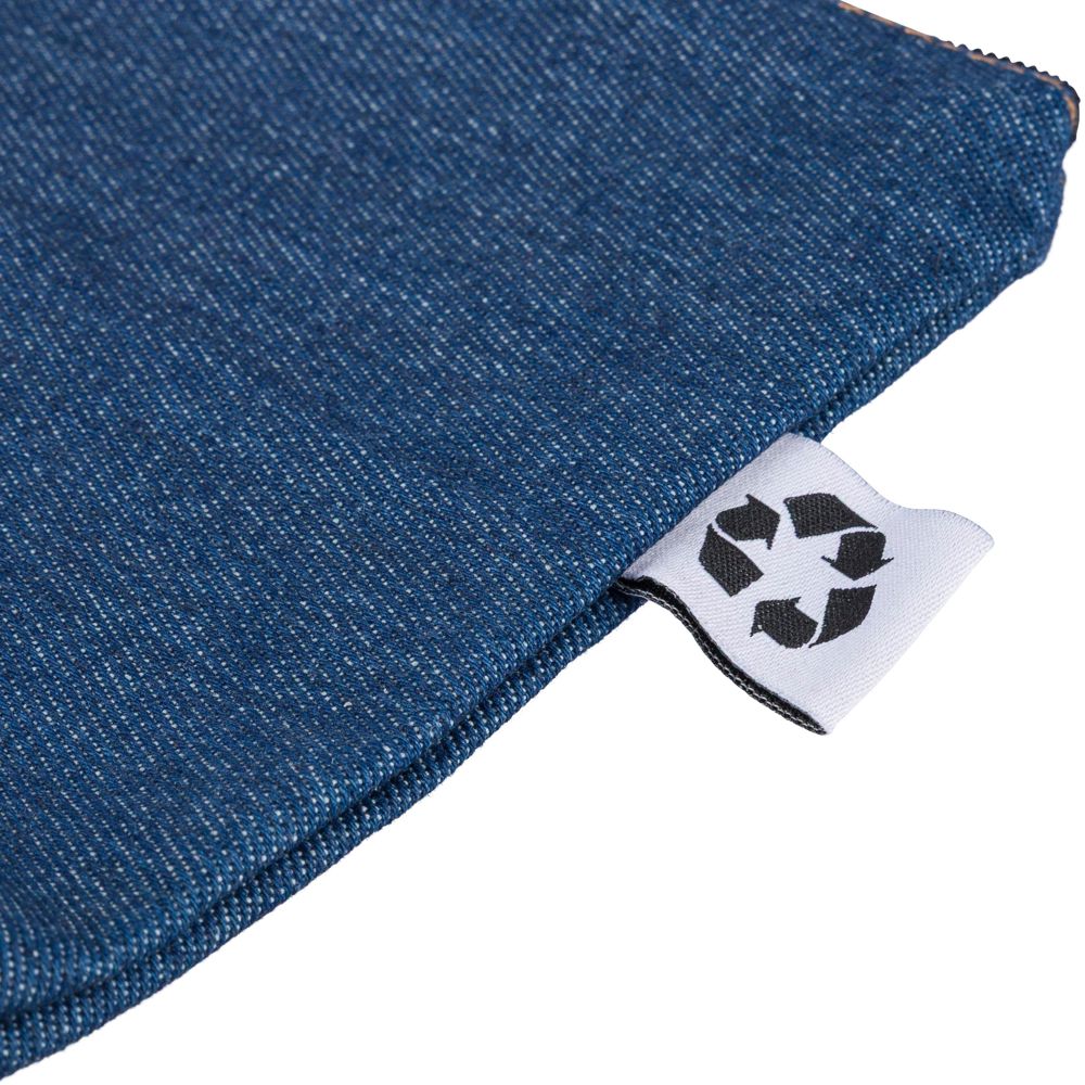 Trousse de maquillage en denim recyclé Orin