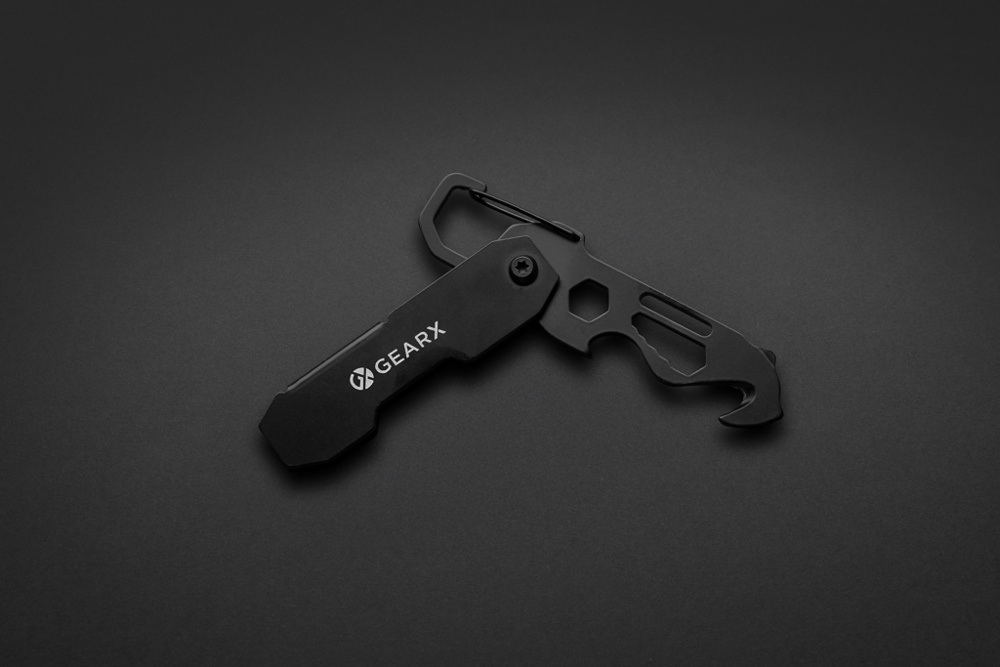 Gear X opvouwbare EDC-tool met karabijnhaak en pakket opener
