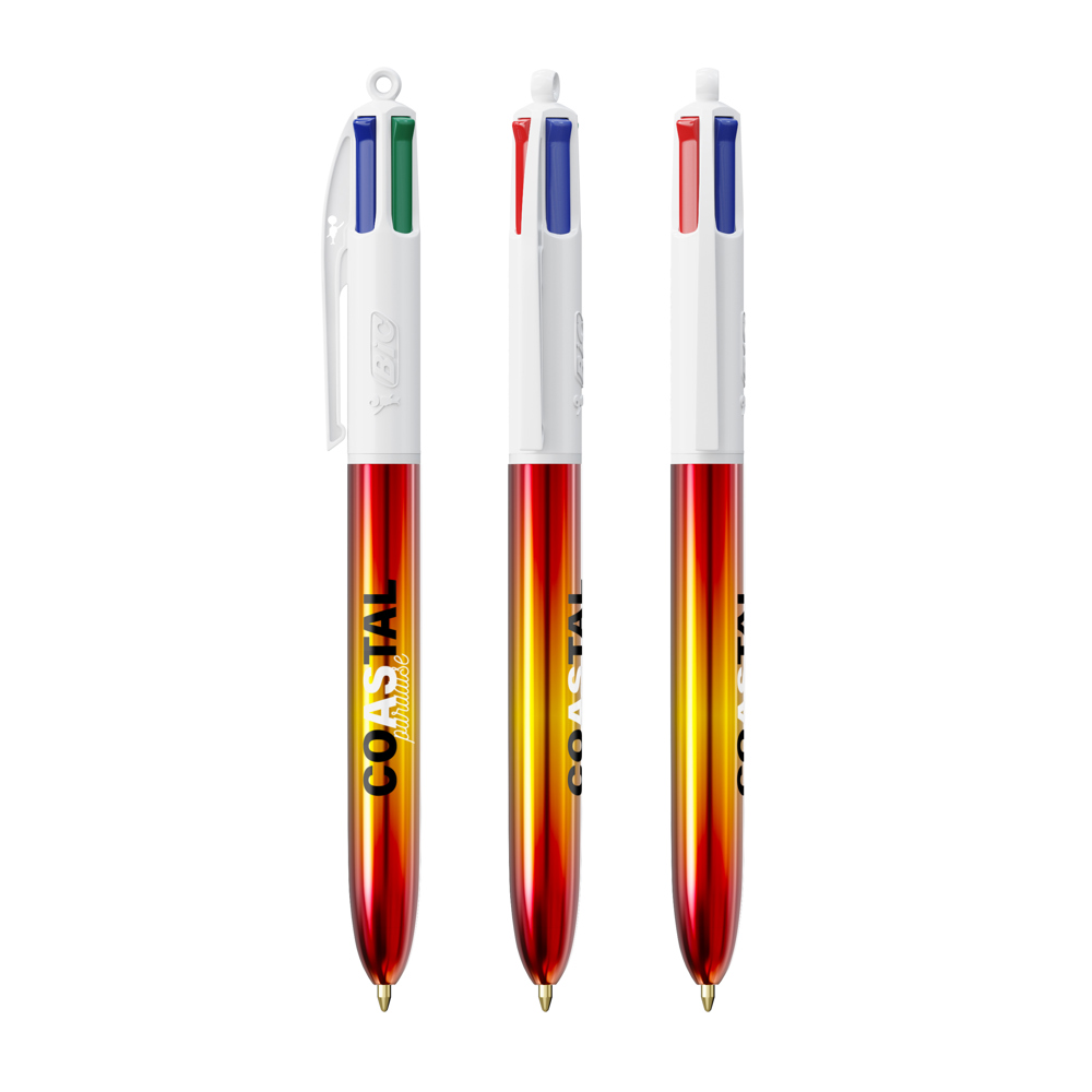 BIC® 4 Colours® Flags Collection + lanyard