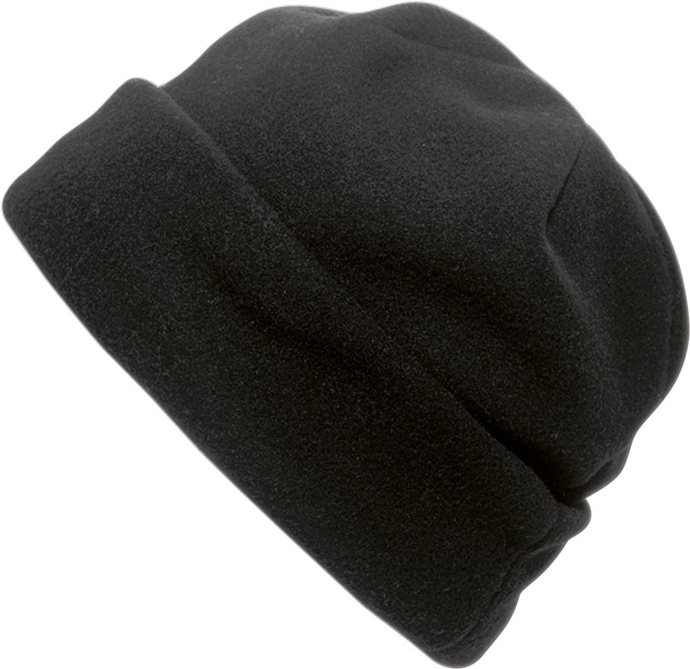 Bonnet en laine polaire Elliana - Noir