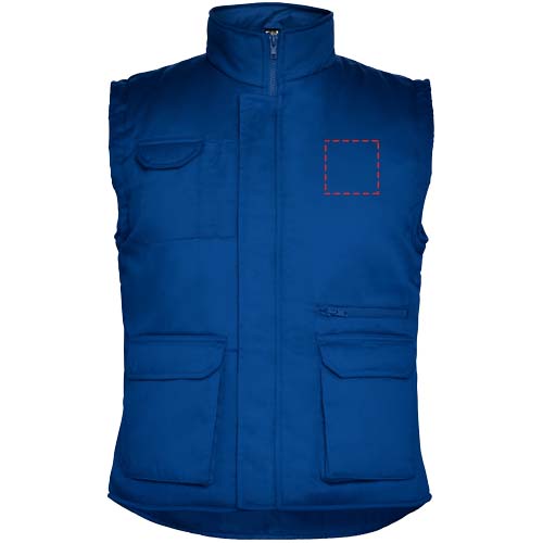 Almanzor multifunctionele werkbodywarmer met hoge kraag