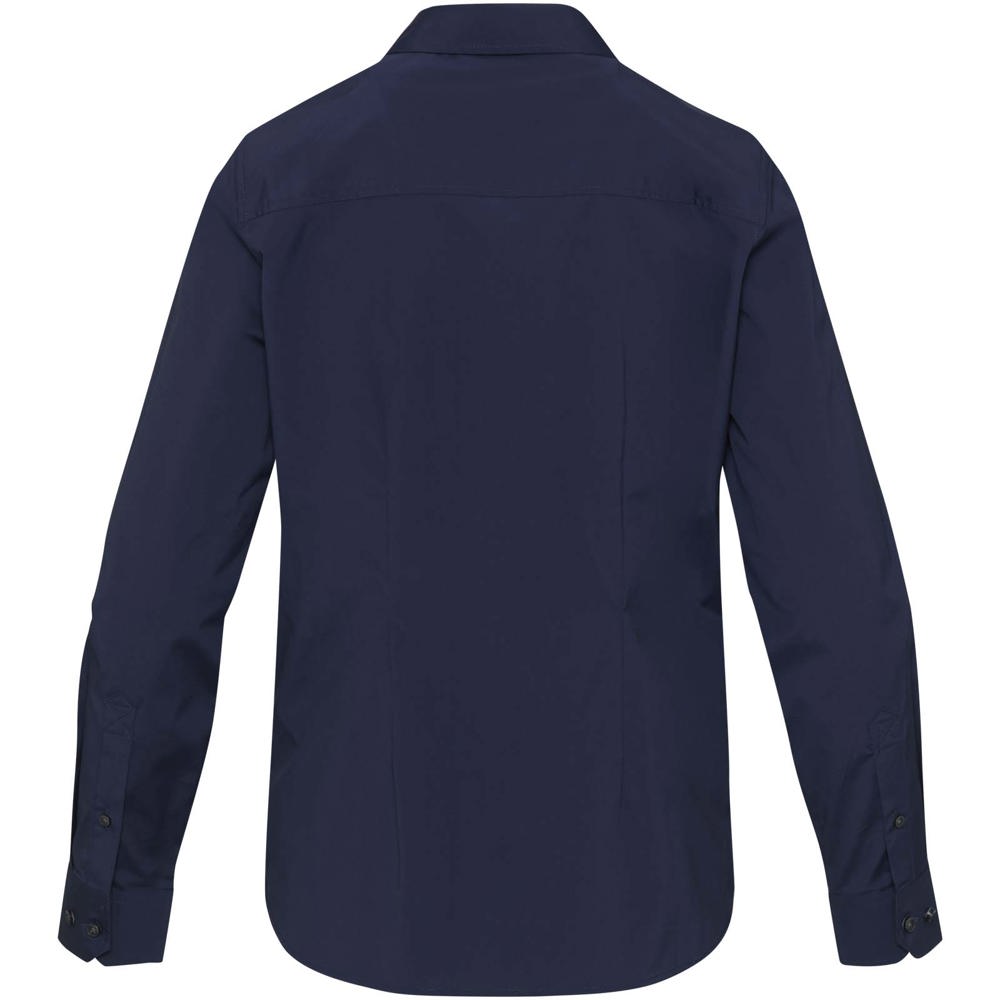 Carnelian poplin damesshirt