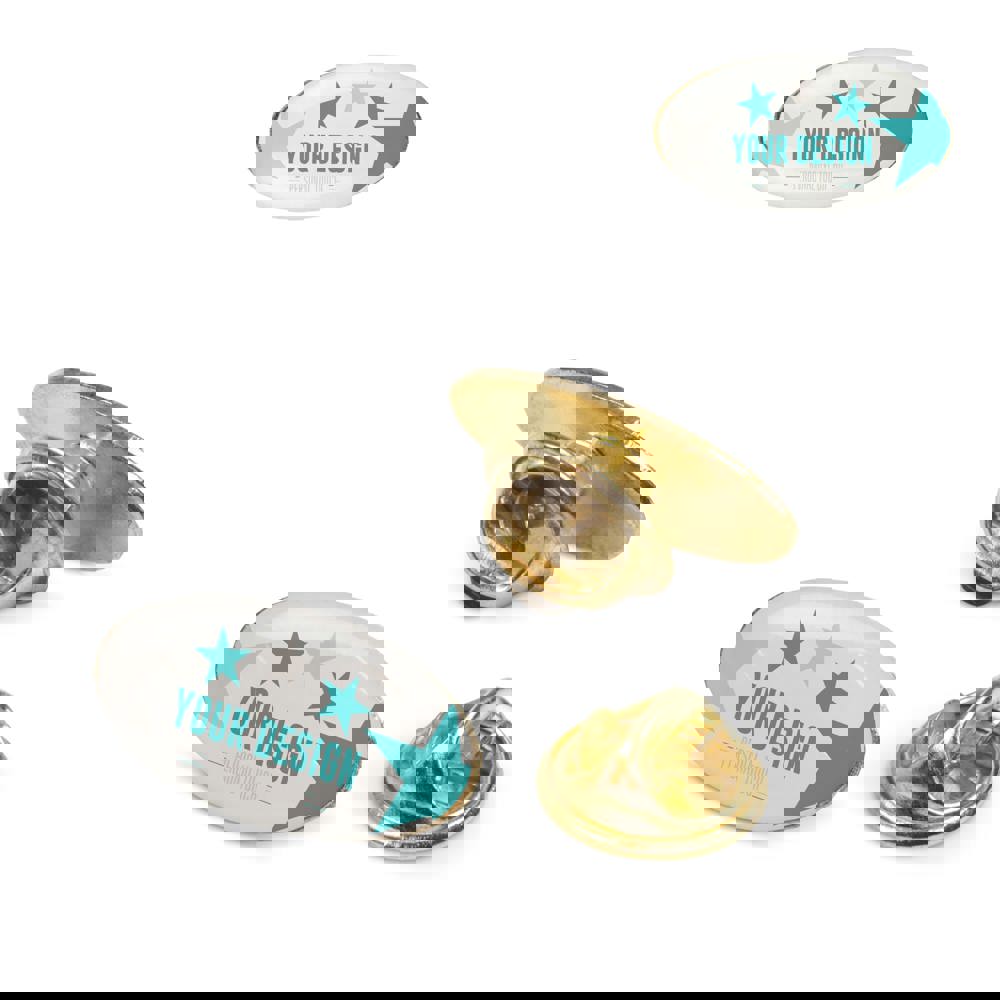 Badge metalen pin 20x12mm