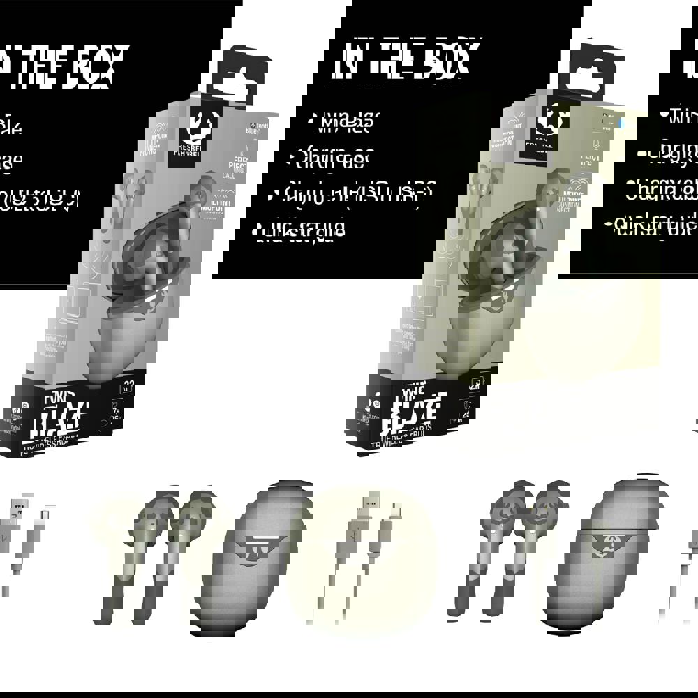 3TW2200 I Fresh 'n Rebel Twins Blaze - True Wireless oordopjes met ENC