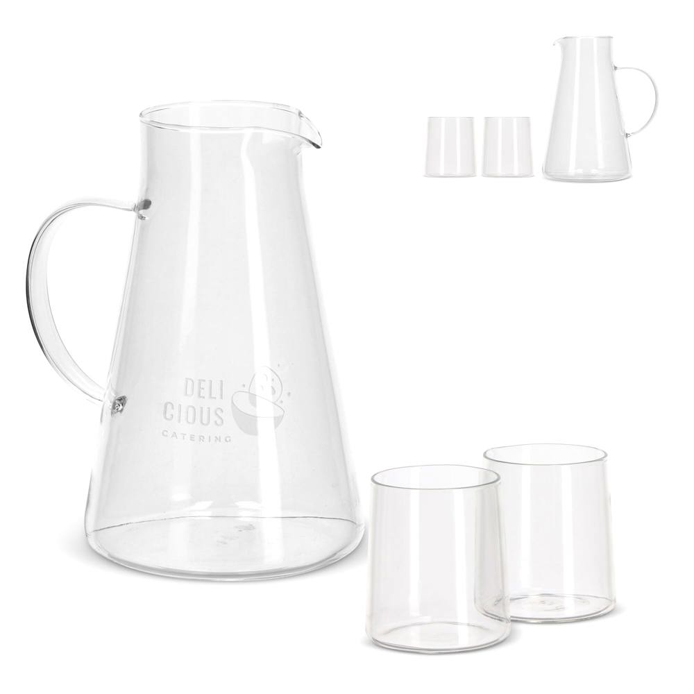 Carafe InSideOut Elin avec 2 verres 