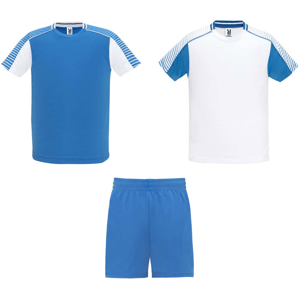 Juve unisex sportset - Wit, Koningsblauw
