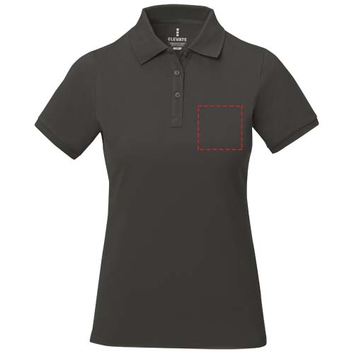 Calgary 200 g/m² damespolo met korte mouwen