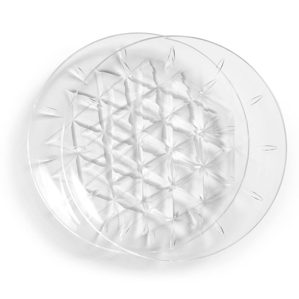 Sagaform Acryl picknick groot bord set van 2 Ø26cm