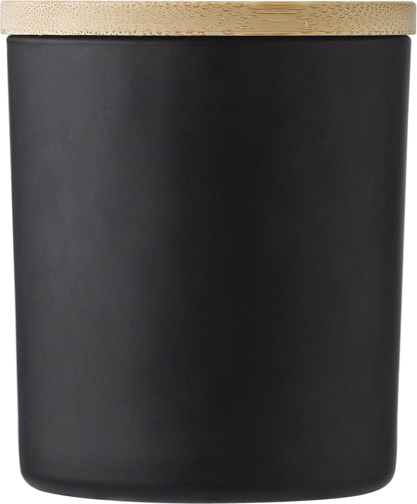 Bougie dans un contenant en verre Josiah - Noir