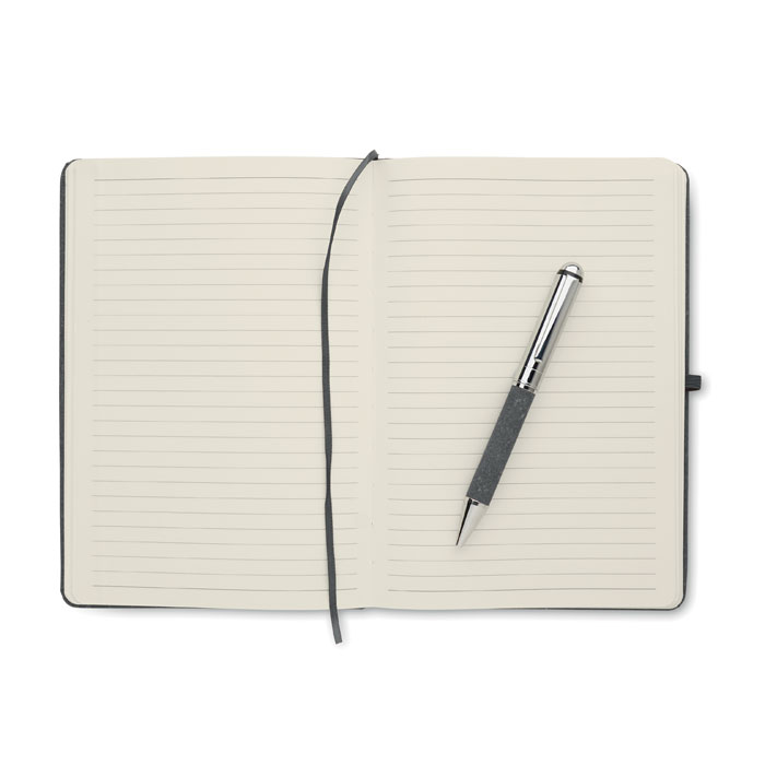 ELEGANOTE - Carnet en cuir recyclé et stylo