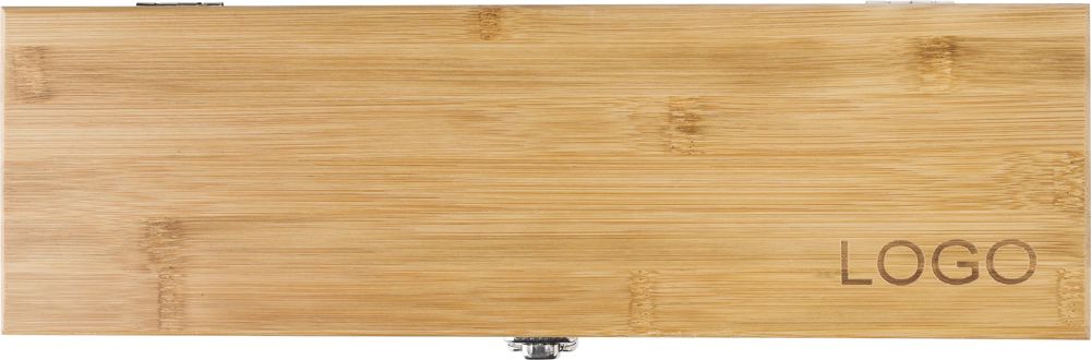 Bamboe wijn cadeau set Gareth