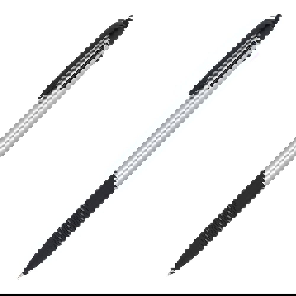 3-kleurenpen Elegant - zilver