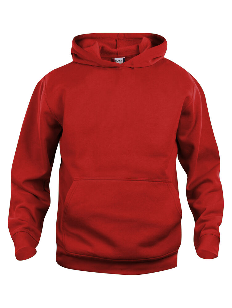 Clique - Basic Hoody Junior - Rouge