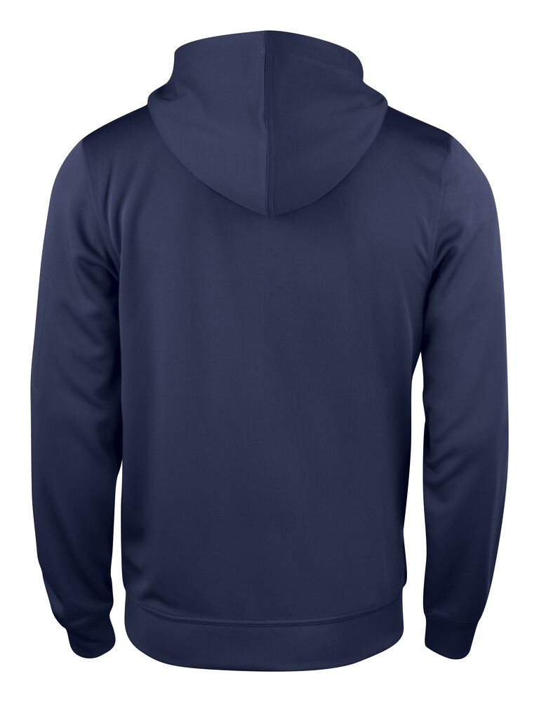 Clique - Basic Active Hoody Full Zip Bleufoncé XL