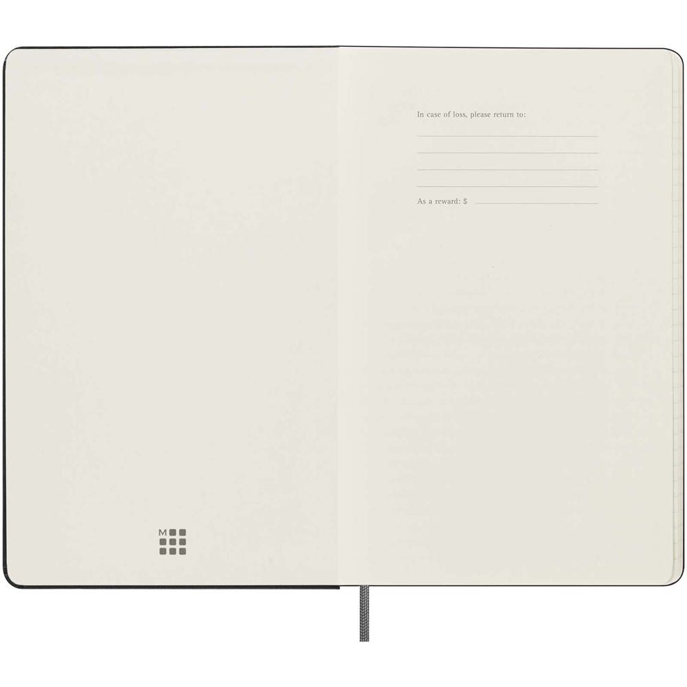 Agenda L hebdomadaire non daté Moleskine à couverture rigide