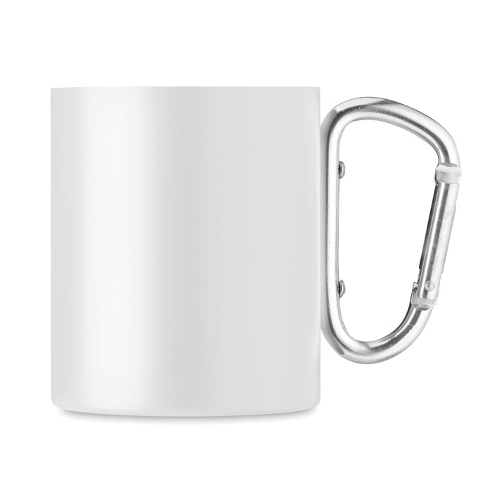 AROM - Mug en métal anse mousqueton