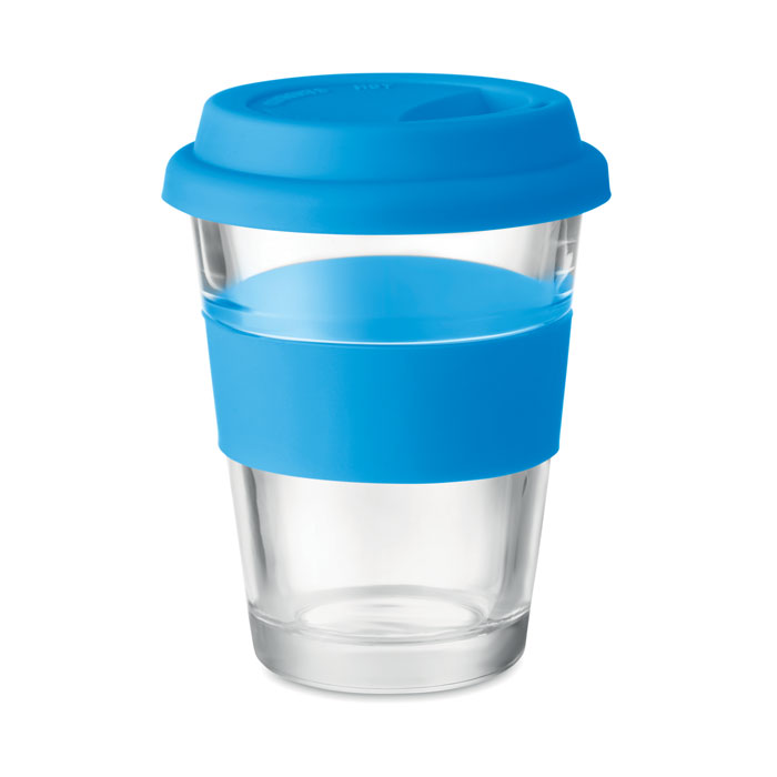 ASTOGLASS - Gobelet en verre 350 ml - Bleu