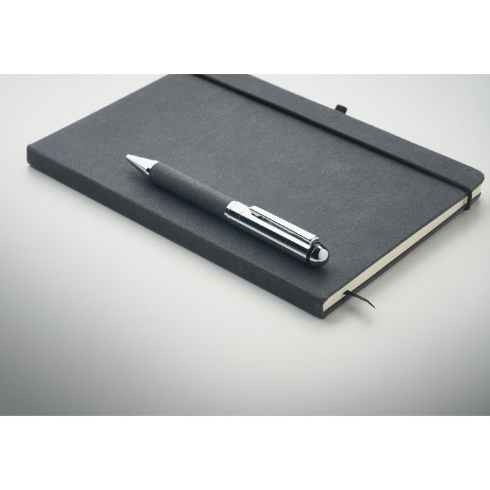 ELEGANOTE - Carnet en cuir recyclé et stylo