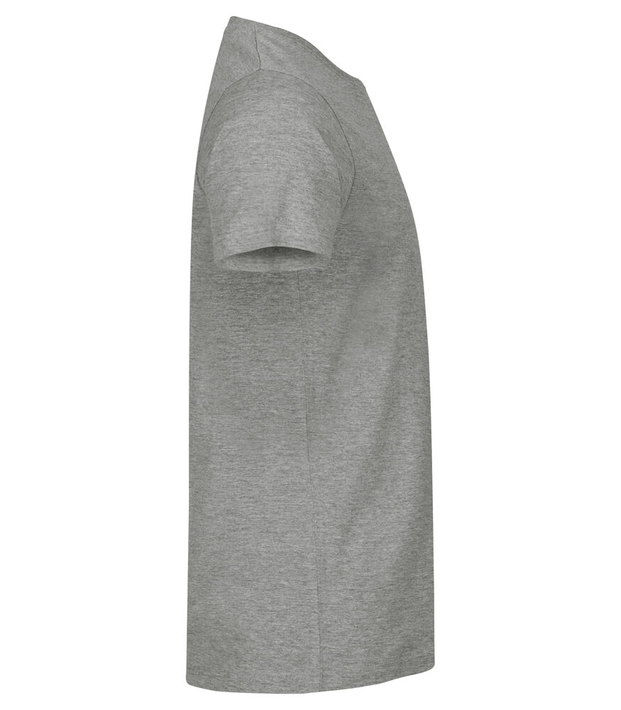 Clique - Premium Long-T grijsmelange 4XL