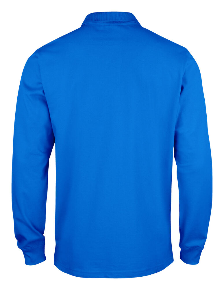 Clique - Basic Polo L/S Junior Bleuroyal 100