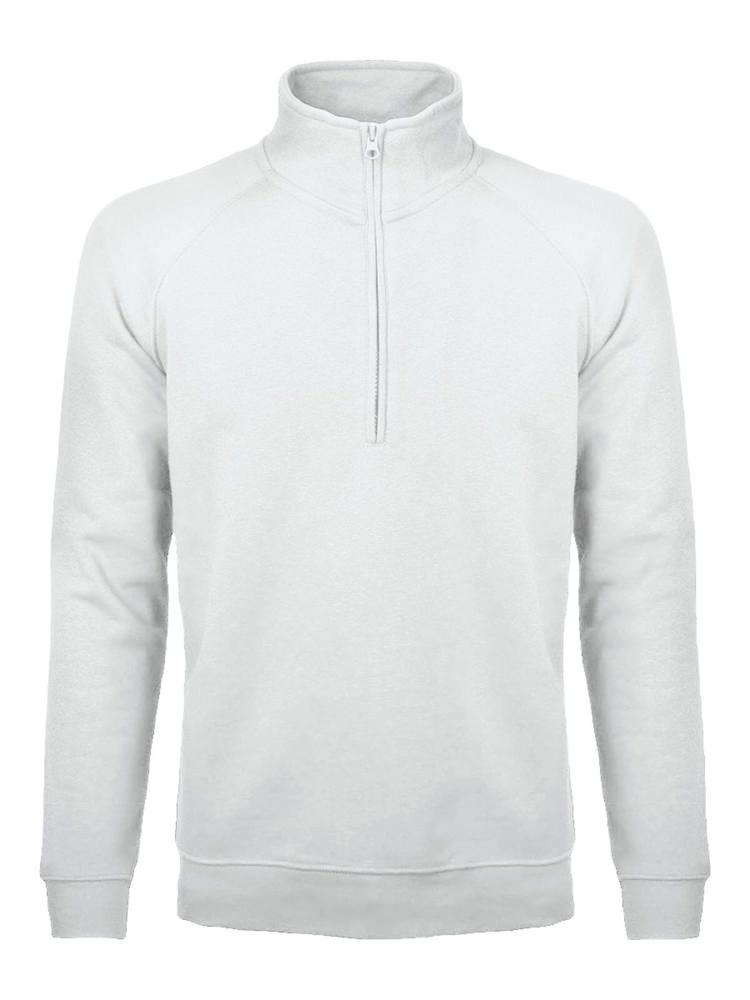 BS Sirio pull demi-zip, 280 gr/m² - Blanc (White)