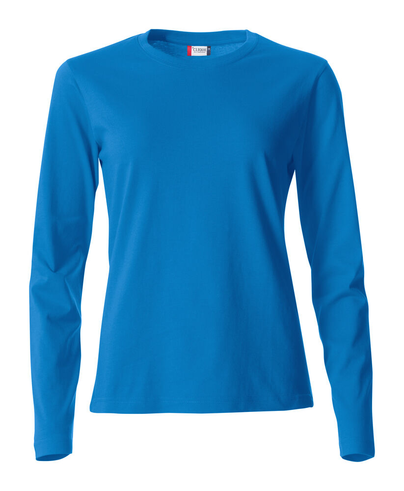 Clique - Basic-T L/S Women Kobalt XXL