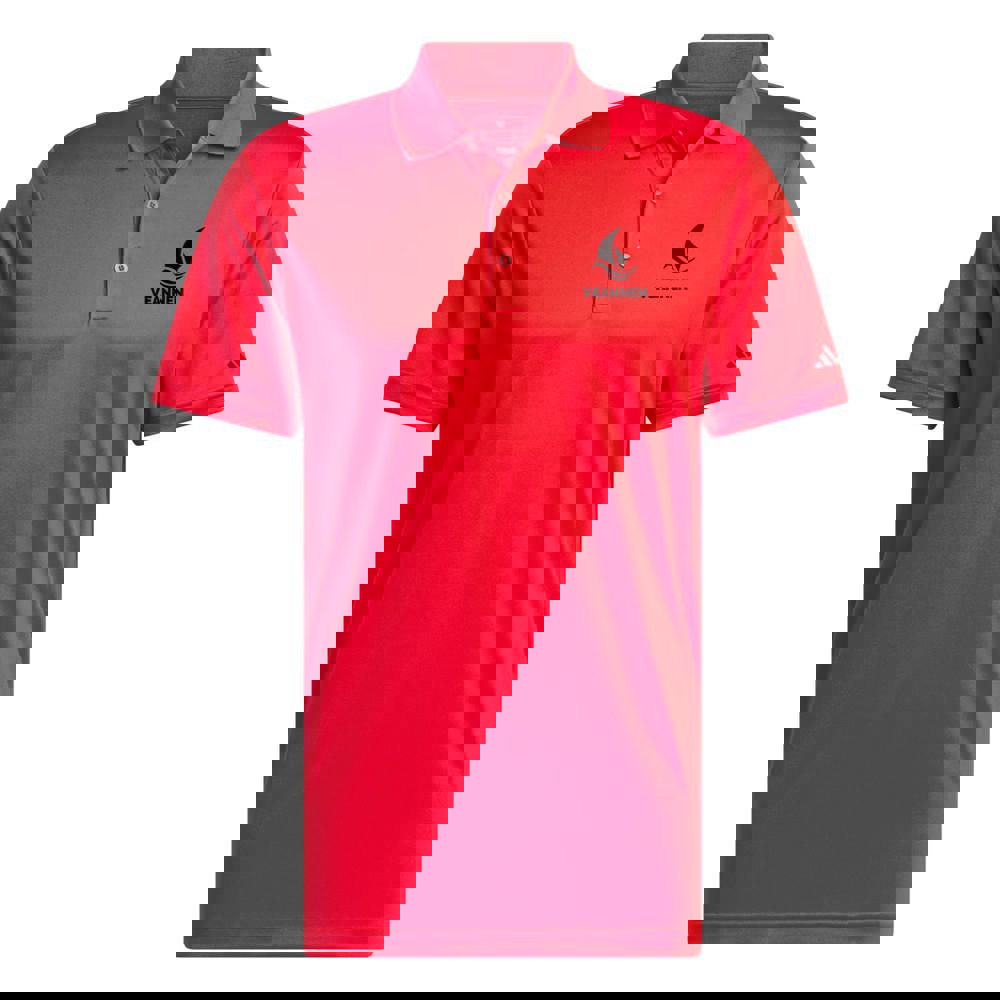 Adidas polo heren - rood
