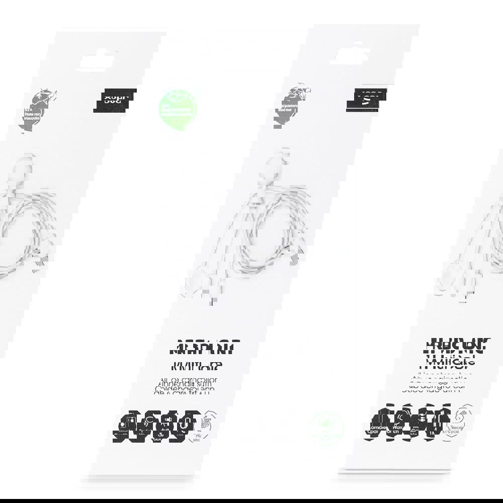 Xoopar Mr. Bio Long Multi Kabel voor Apple/Samsung Watch 1 Meter 