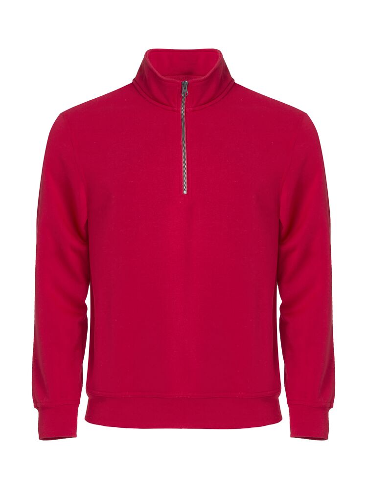 Clique - Basic Half Zip - Rouge
