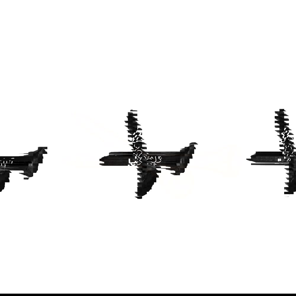 Bamboe houten tee 70 mm - zwart