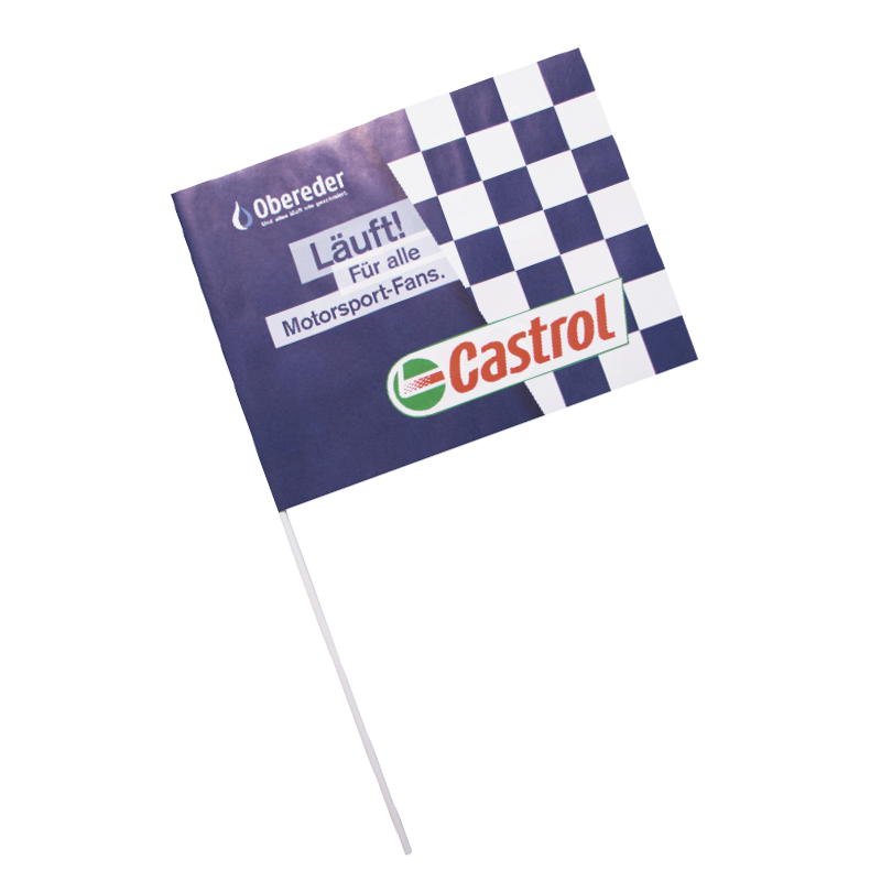 Supportersvlaggen vlamwerend papier