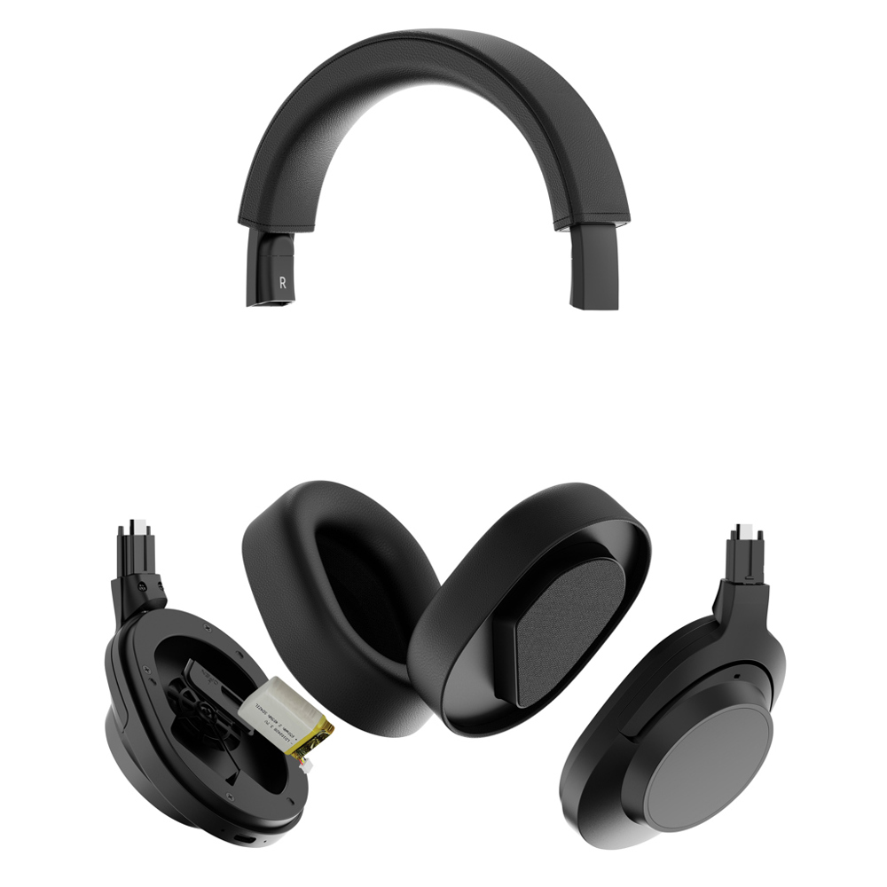 Casque ANC sans fil réparable plastique recyclé RCS Irvine