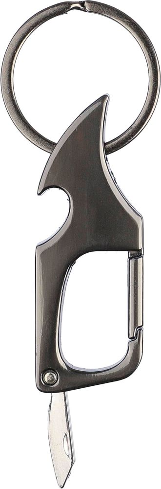 Porte-clés mousqueton en métal Bella