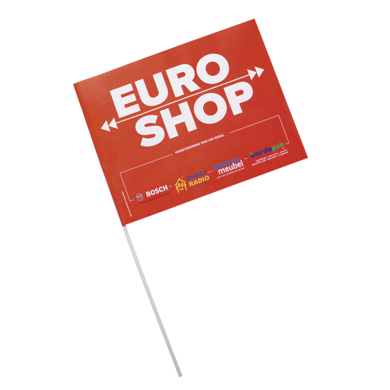 Supportersvlaggen vlamwerend papier