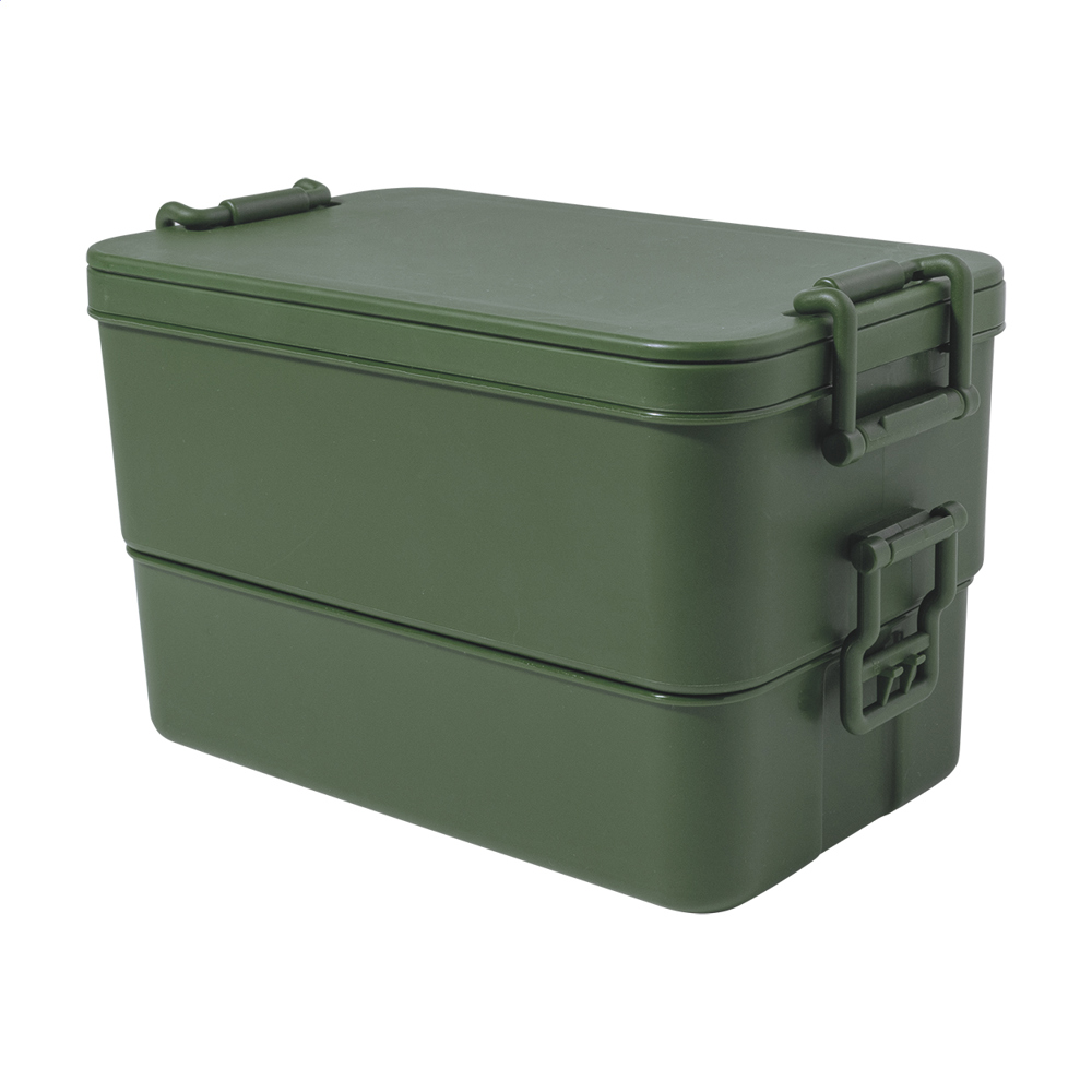 Duplox - stapelbare lunchbox - groen