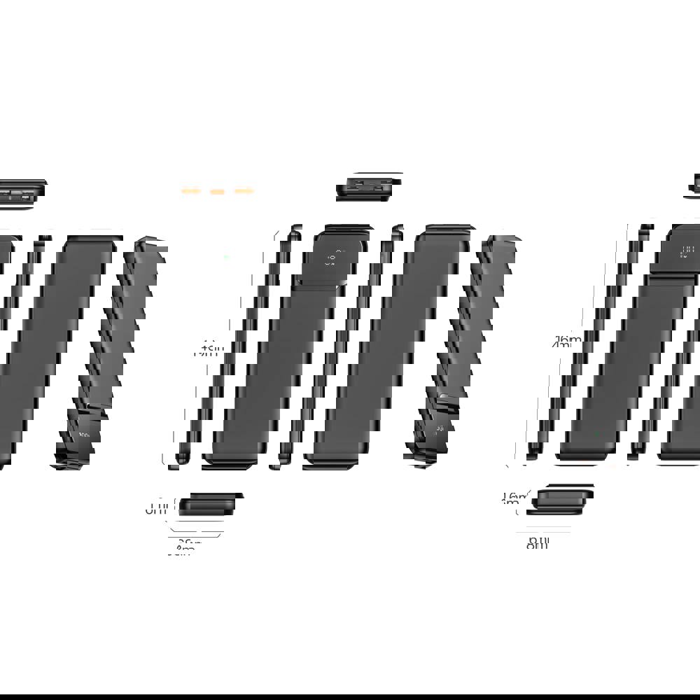 Nolu Powerbank met LED Display 10000 mAh