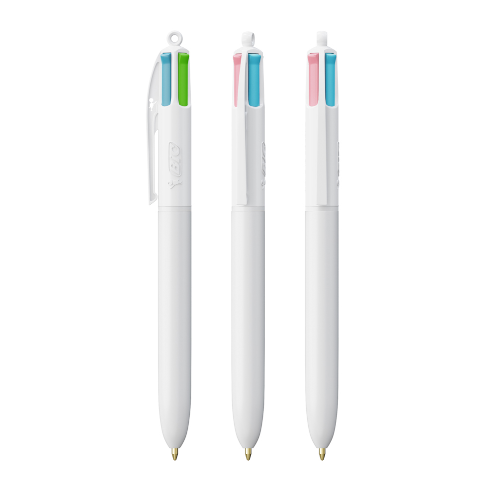 BIC® 4 Couleurs Fashion bille - Blanc