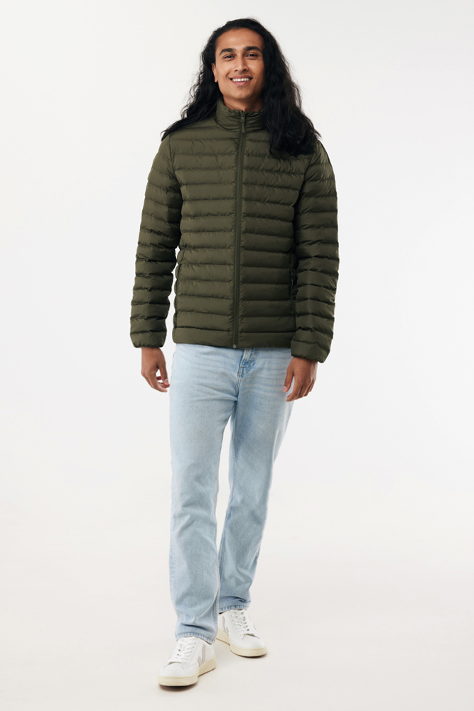 IQONIQ Maiko heren gerecycled polyester jas met voering