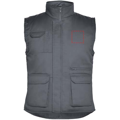 Almanzor multifunctionele werkbodywarmer met hoge kraag