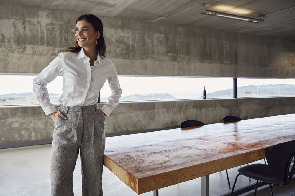 Clique - Stretch Shirt L/S Women Zwart XS